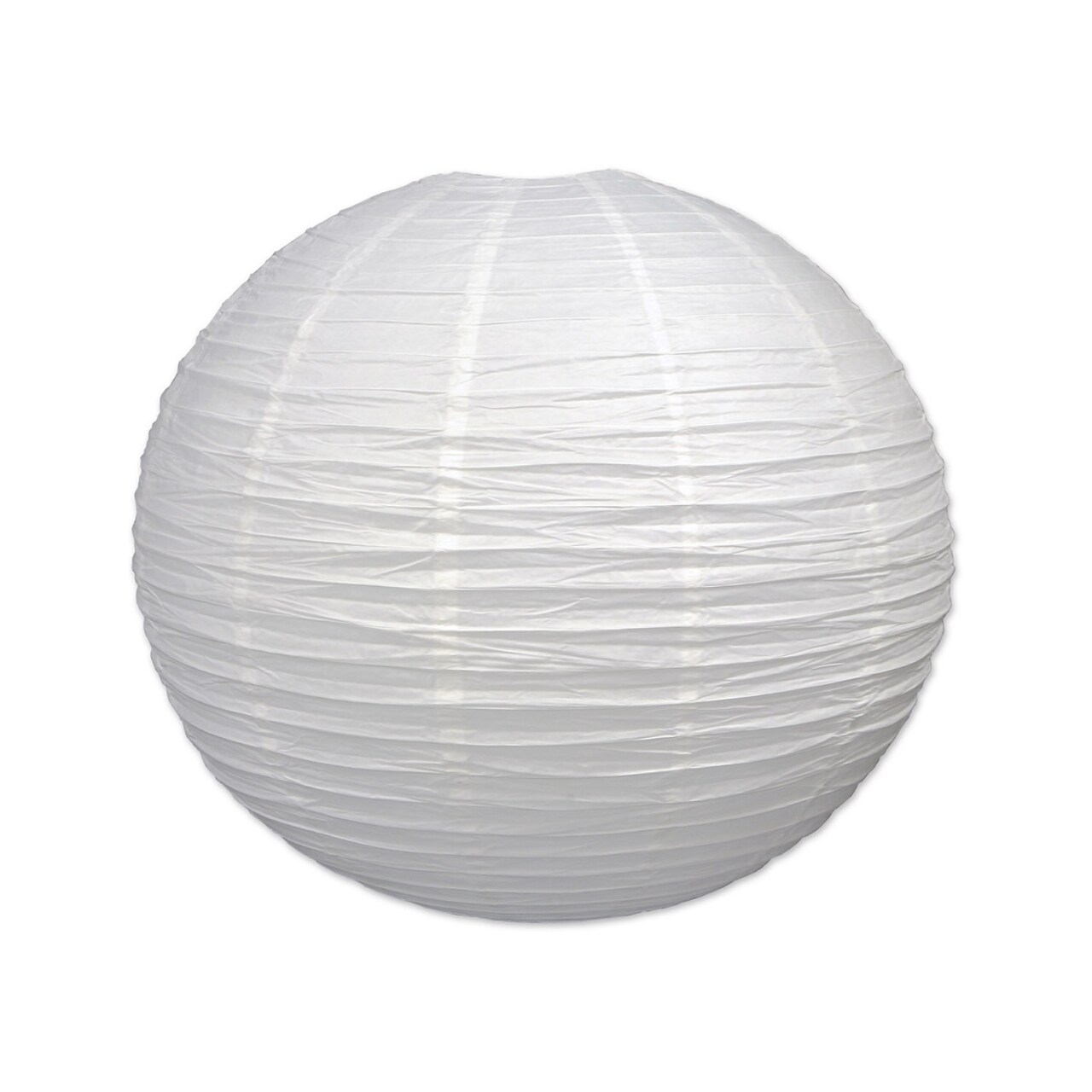 Beistle Pack of 6 White Decorative Classical Jumbo Paper Lantern Hanging Decorations 30"